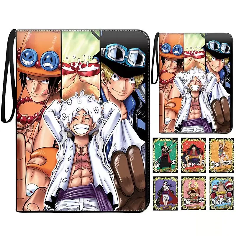 

2025 One Piece 400 шт. карточная книга, модная игровая папка для карт, игровая карточная коллекция, держатель для визитных карточек, детский рождественский подарок в стиле аниме