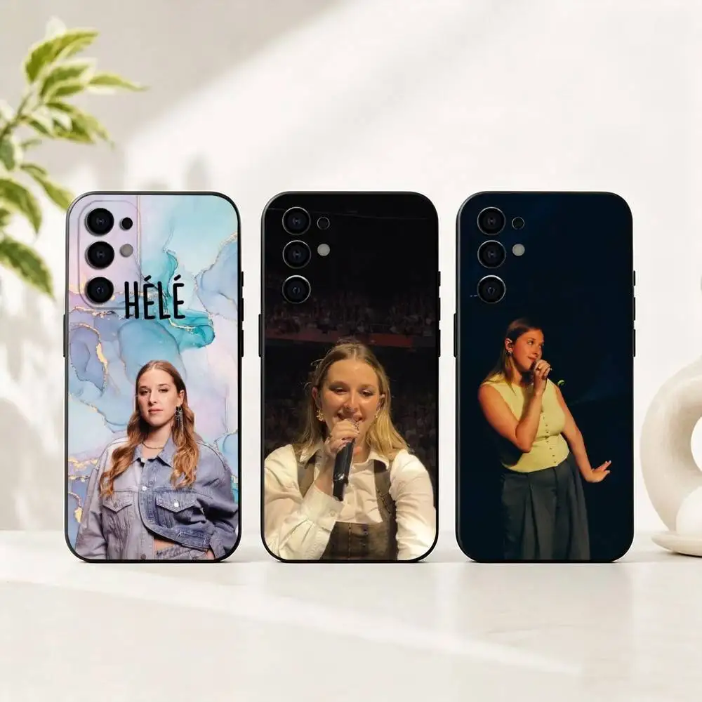 Helena Bailly-Y Singer gift Phone Case For Samsung S25,S24,S21,S22,S23,S30,Ultra,S20,Plus,Fe,Soft Silicone Black Cover