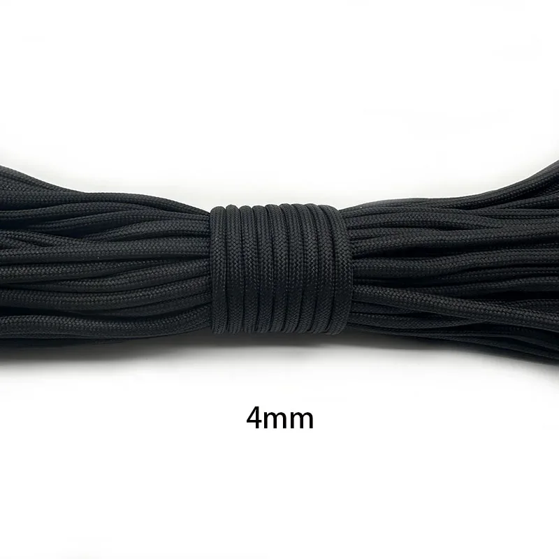Paracord 1mm/2mm/3mm/4mm/5mm Diameter Parachute Rope Climbing Camping Survival Gear Parachute Rope Bracelet DIY Jewelry Findings image 6