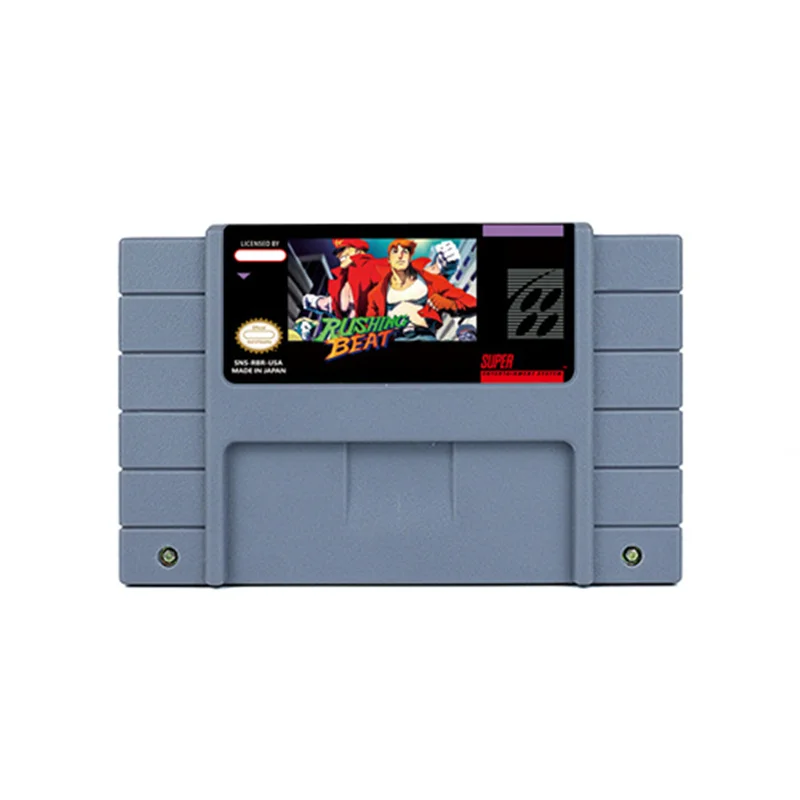 Rushing Beat Ran - Fukusei Toshi Action Game for SNES 16 Bit Retro Cart Children Gift