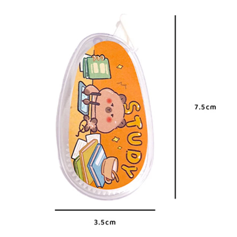 Schattige Cartoon Capybara Correctie Tape Kinderen Briefpapier Draagbare Kawaii Mini Schrijven Juiste Tape Tool Schoolbenodigdheden