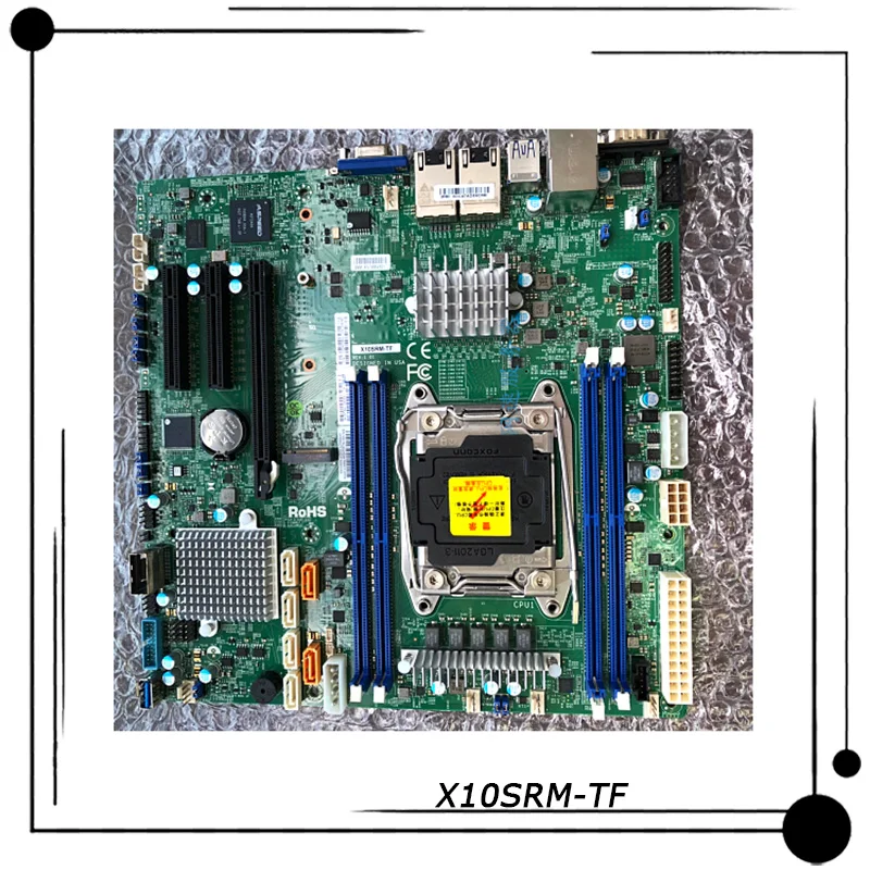 X10SRM-TF For Supermicro LGA2011 Server Motherboard C612 Dual Gigabit Support E5-2600/1600 v4 / v3 Dual 10GBase-T LAN Ports