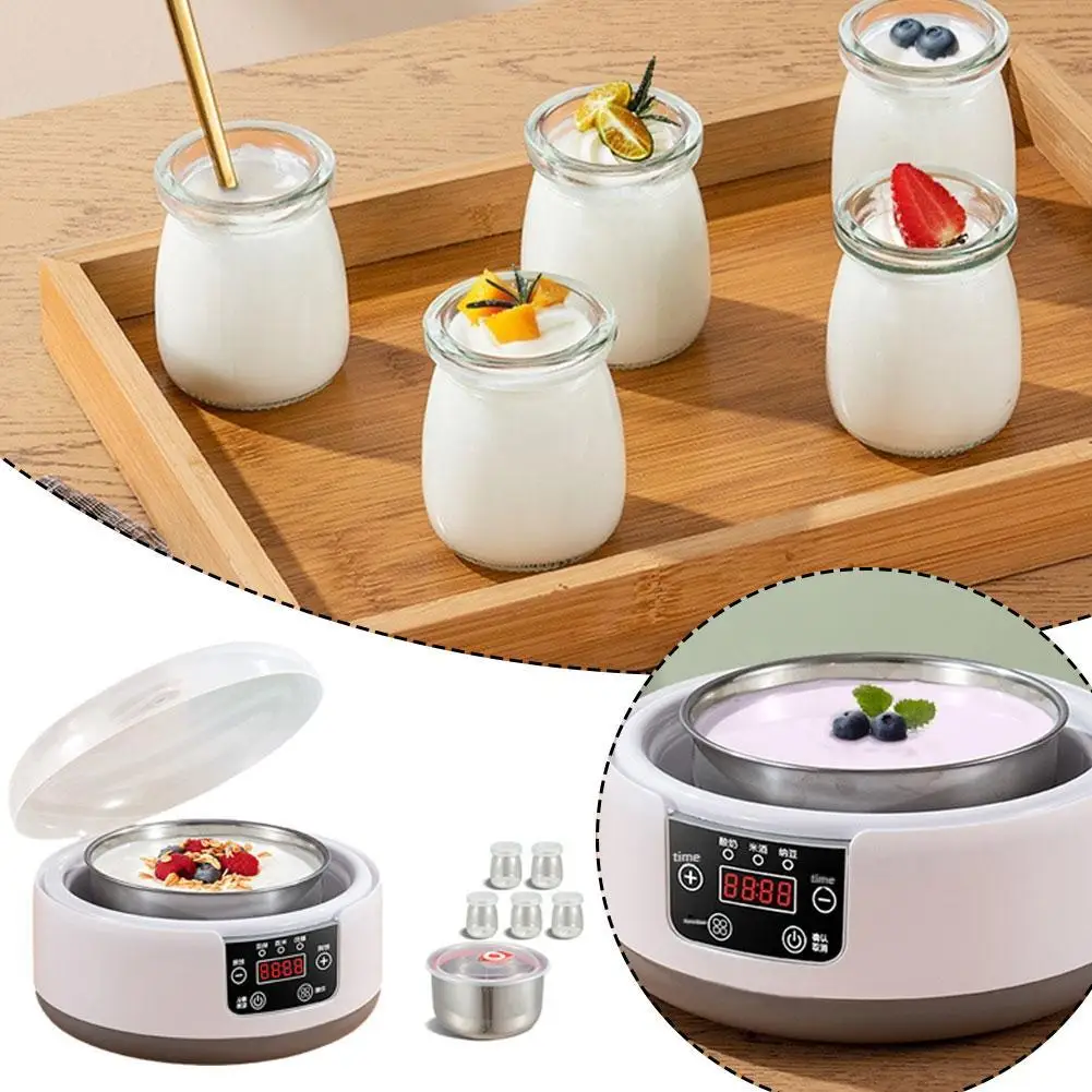 

NEW 110V/220V Multifunctional Yogurt Maker Automatic Leben Enzyme Fermentation Machine DIY Yogurt Natto Rice Wine Ferment Tool