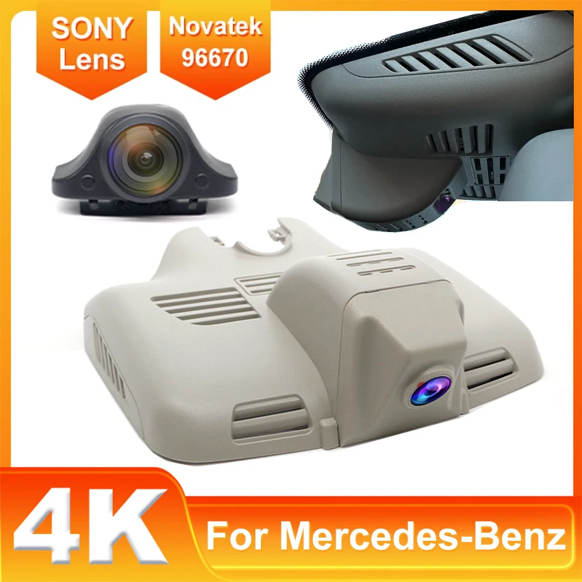 

Dash Cam For Mercedes-Benz C Class C300 GLC 220d x253 C260 w205 2015-2019 Plug and play Car DVR Wifi Video Recorder Camera 170°