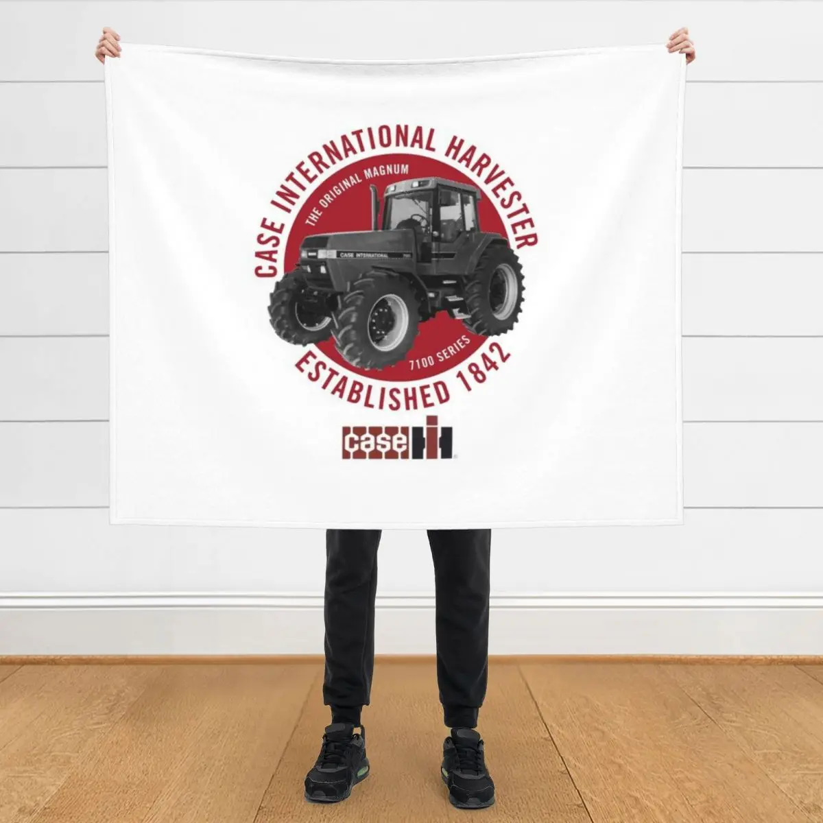 

IH Tractor Throw Blanket Thermals For Travel Furry Luxury St Blankets