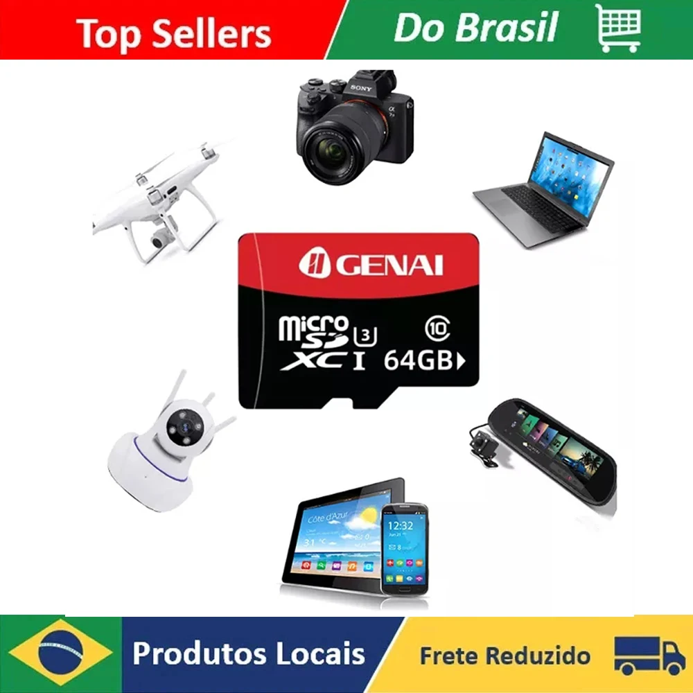 Micro Sd Memory Card 64gb Original C/ Dashcam Camera