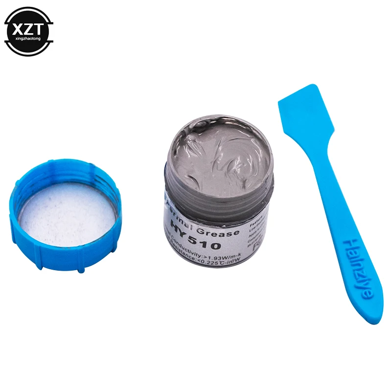 NEW HY510 25g Grey Silicone Compound Thermal Paste Conductive Grease Heatsink For CPU GPU Chipset Notebook Cooling with Scraper