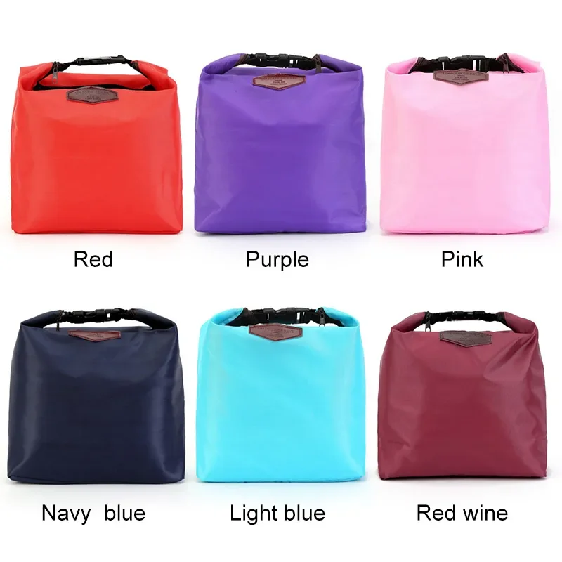 Portable Thermal Insulated Cooler Lunch Bag Outdoor Lunch Storage Bag Thermal Lunch Organizer Tote Bag For Work School Picnic