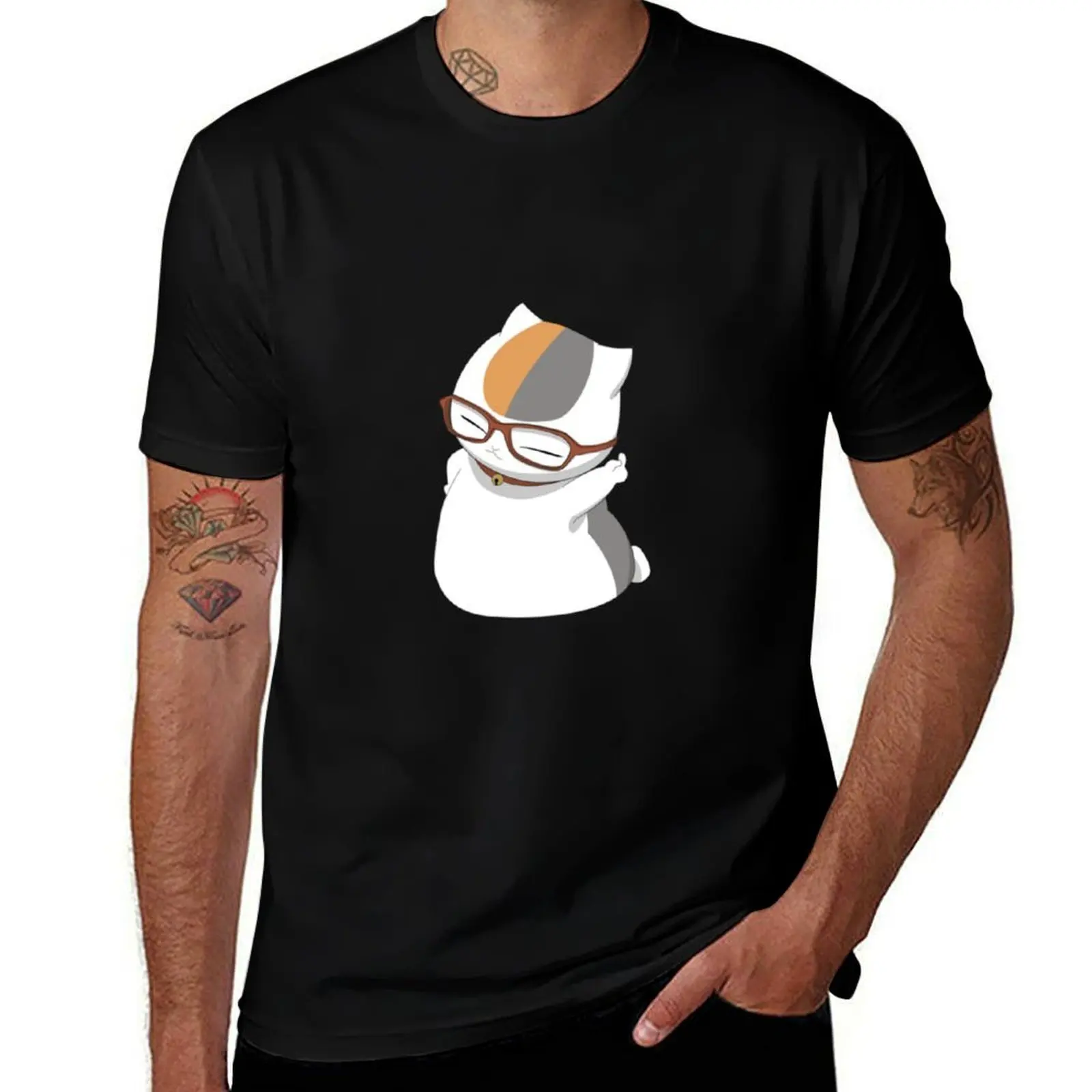 

Nyankosensei T-Shirt men t shirt cotton 100% t shirts designer T-Shirt