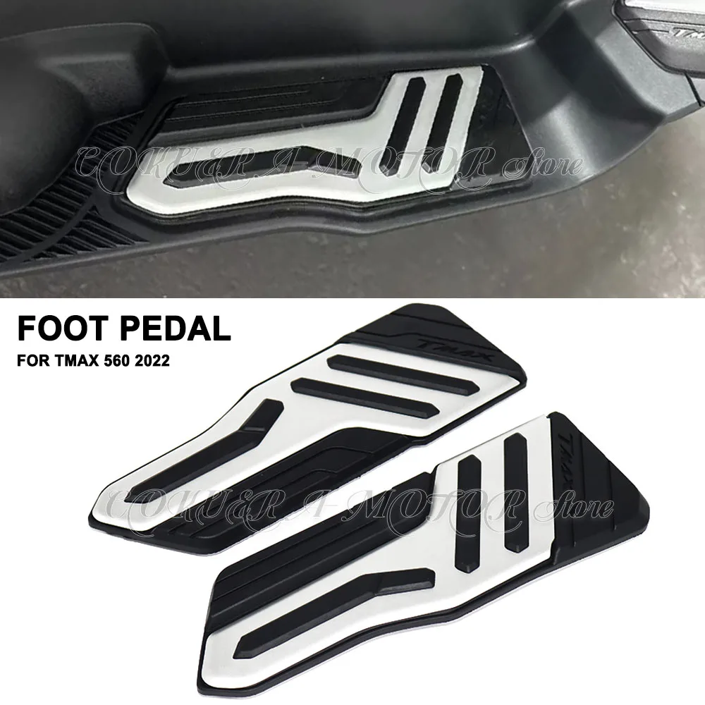 

Foot pedal for TMAX560 T-MAX 560 2022 Motorcycle Accessories Front Footrest Foot Pegs Foot Plate