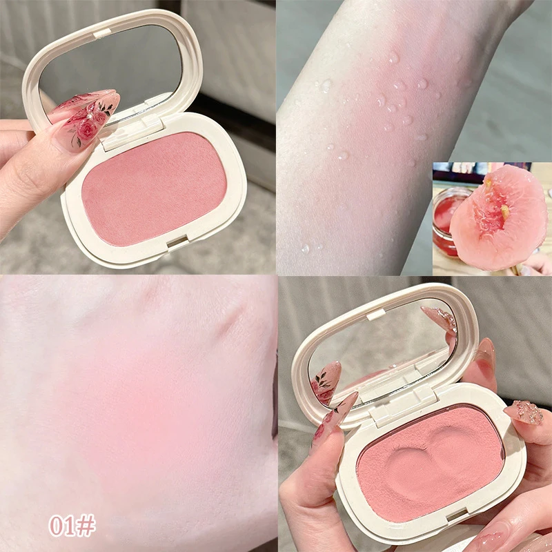 كريم ماتي أحمر الخدود روج روبوريس لطيف موس أحمر الخدود الخد برونزي كونتور مقاوم للماء عالية الصباغ يسلط الضوء على ماكياج الكورية Dupes #2