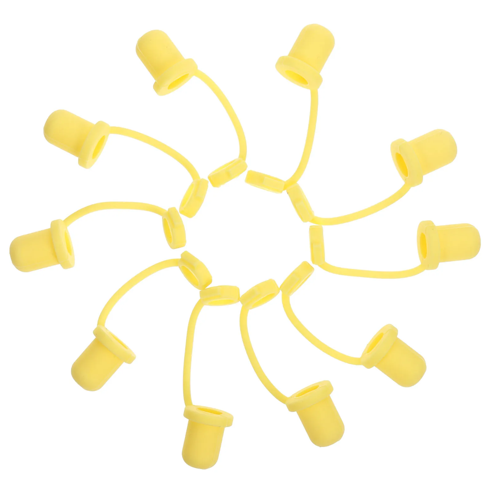 

10Pcs Silicone Straw Tip Caps Protective Stopper Dust Covers Straw Plug for Smoothie Cups Caps for Straws Straws Covers