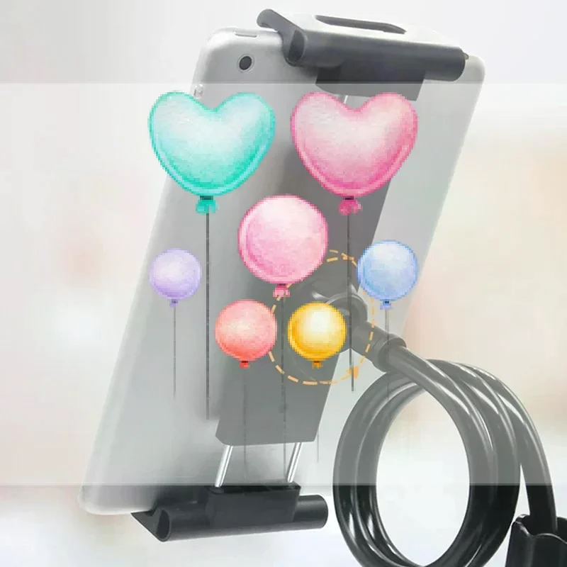 Large Clip Holder Mobile Broadcast Fixed Base Tripod Rack Tablet Stretch Adapter Buckle