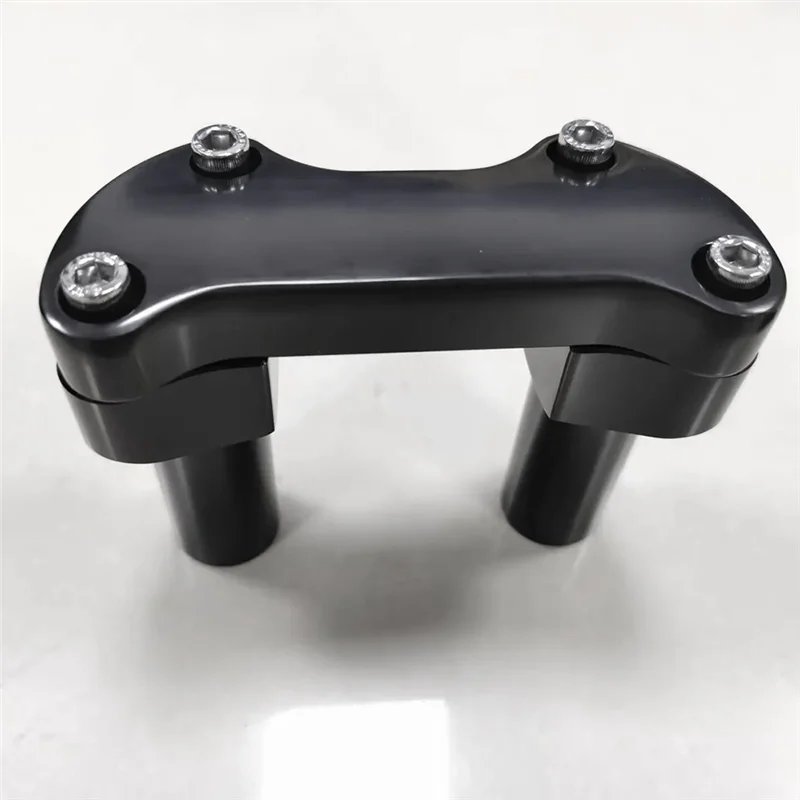 

4 Inch Straight Handlebar Risers 1 Inch Top Clamp For Dyna Fat Bob Road King FLHR