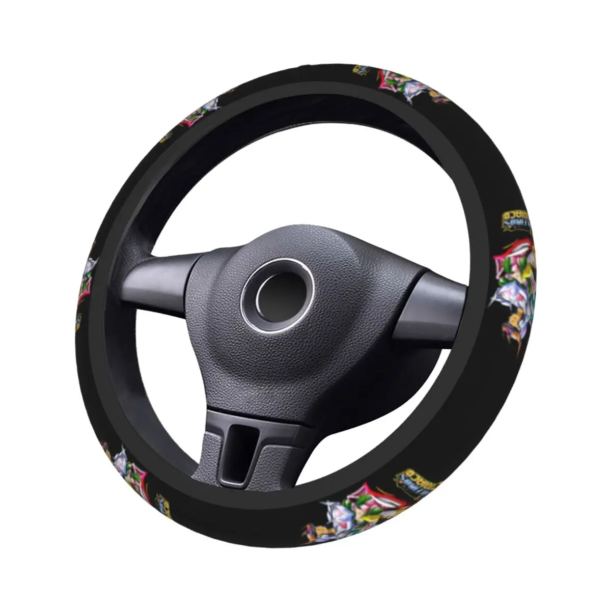 37-38cm Saint Seiya Auto Car Steering Wheel Cover Anti Slip Universal 15 inch Steering Wheel Protector for Trucks view 4