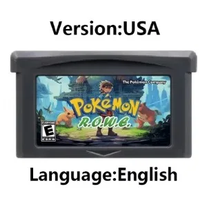 GBA Game Cartridge Pokemon Series Odyssey Ultraviolet Doubles FireRed Silver Rival Rom Hack Videogameconsolekaart