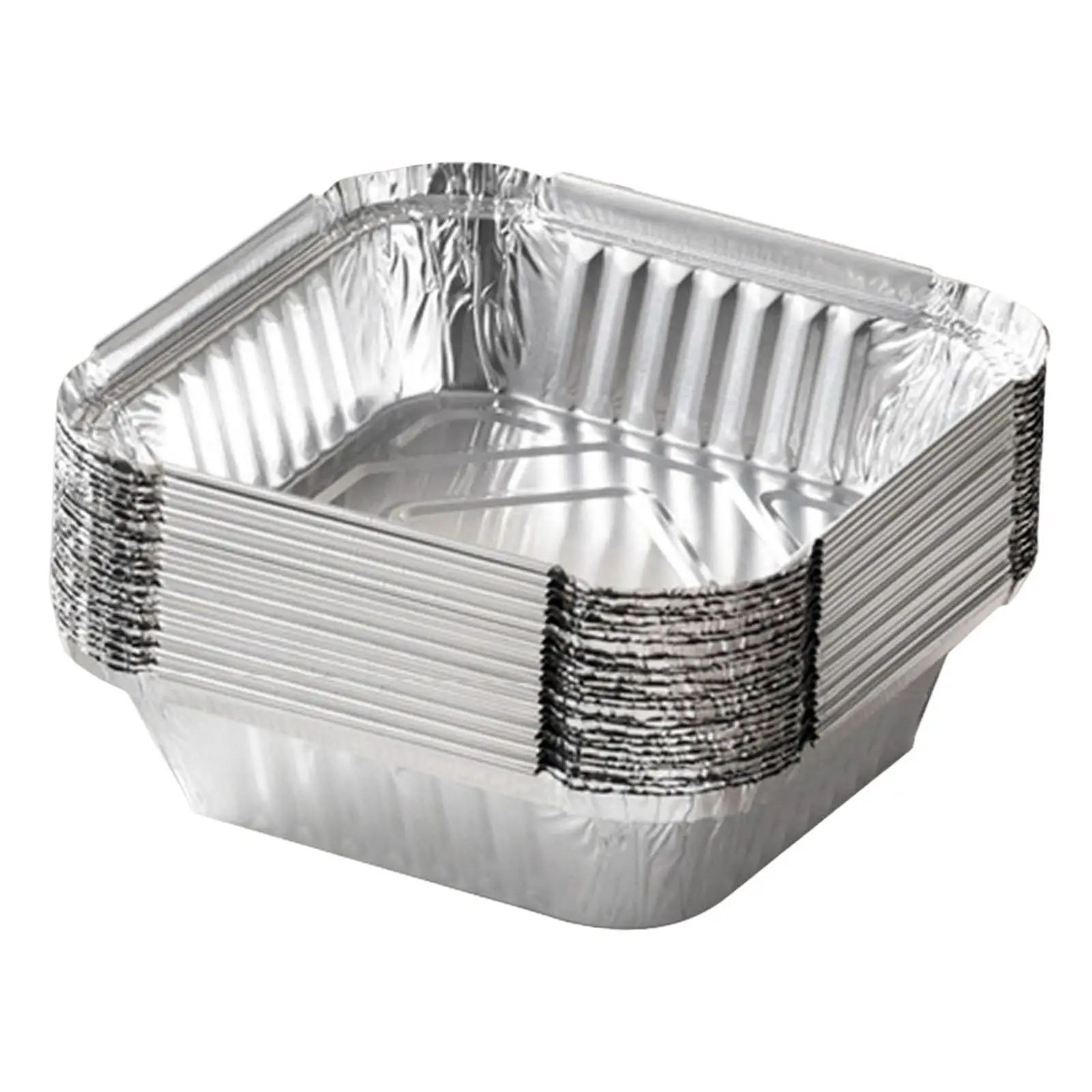 Aluminum Foil Baking Trays Sturdy Tin Foil Case Cookie Sheets Non Stick Bakeware for BBQ Parties and Catering