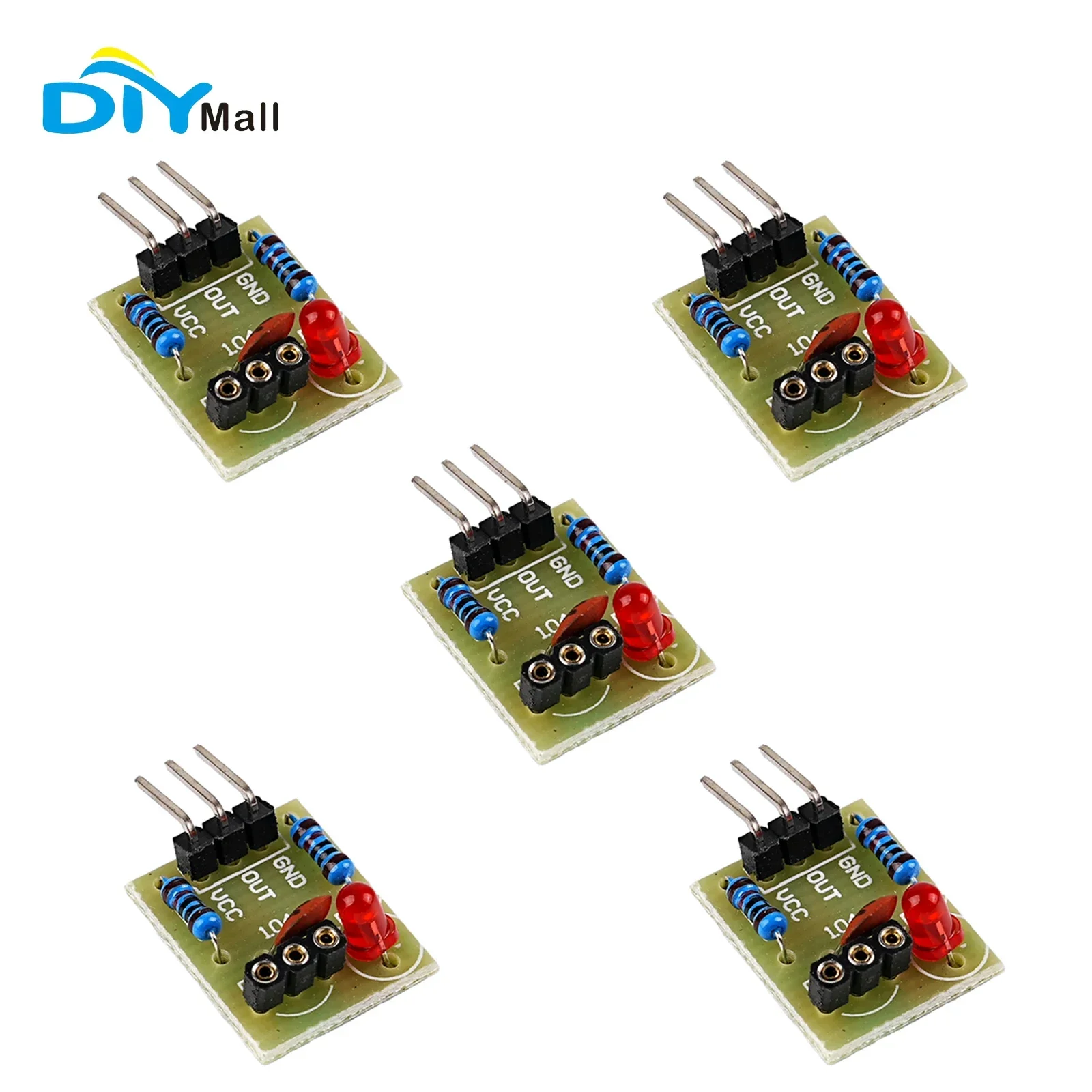 Tubo non modulatore del modulo ricevitore sensore laser da 5 pz/lotto per Arduino