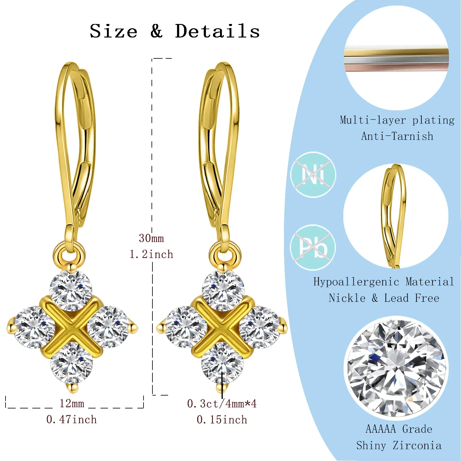 

Кольцо LAMVOICE с цирконием 1,2 карата, гипоаллергенное, дизайнерское изделие высокого качества, подарок на День святого Валентина для ценителей ювелирных украшений высокого качества