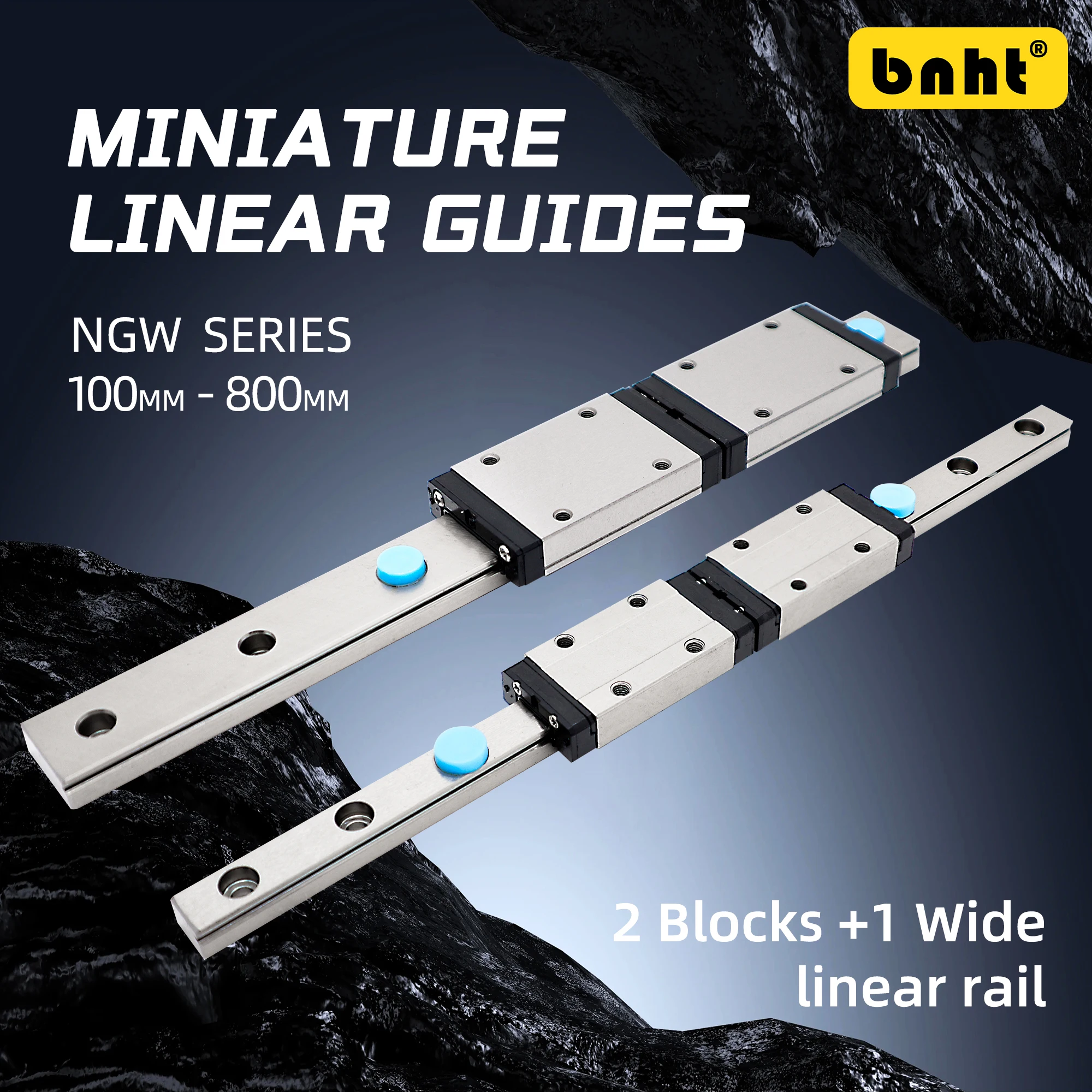 

Широкий линейный рельсовый направляющий механизм с двойным блоком MGW MGW7/MGW9/MGW12/MGW15 типа C/H – Направляющая для 3D-принтера CNC, лазерного гравера, робота, высокая точность и плавное движение для промышленных п