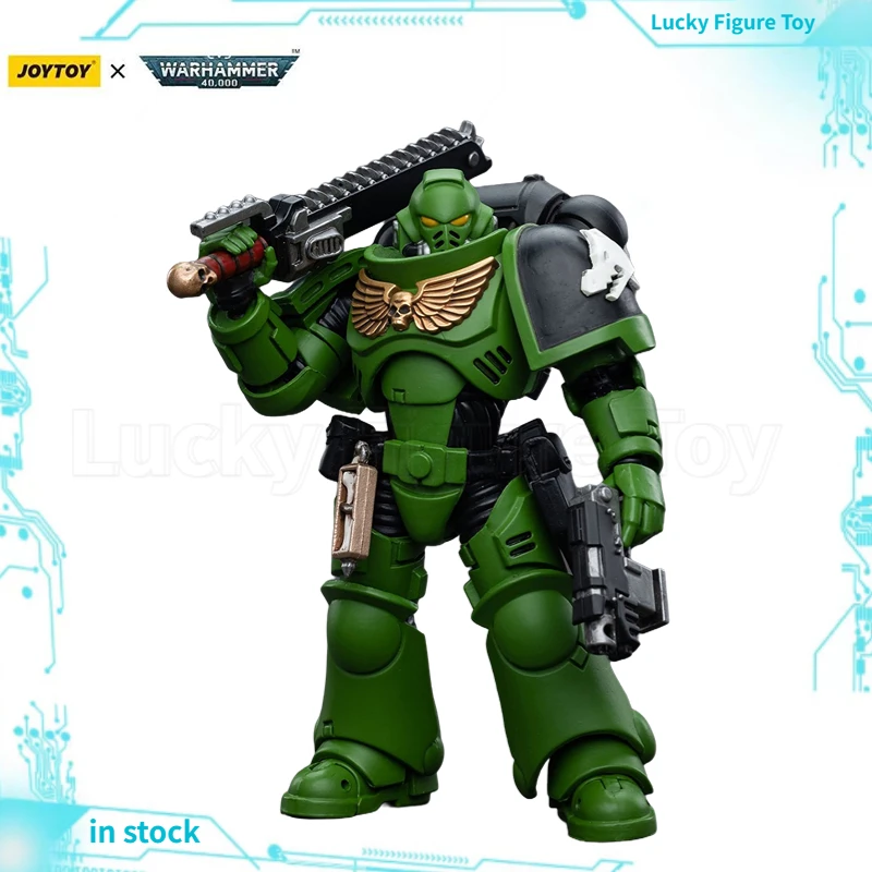 【Auf Lager】JOYTOY 1/18 Actionfigur Warhammer 40K Salamanders Intercessors Brother Haecule Figur Spielzeug