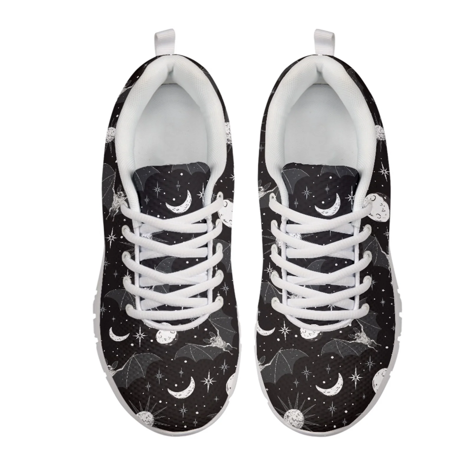 Coloranimal Pumpkin Ghost Print New Design Training Shoes Mesh Running Sneakers Low Top Walking Sneakers for Men