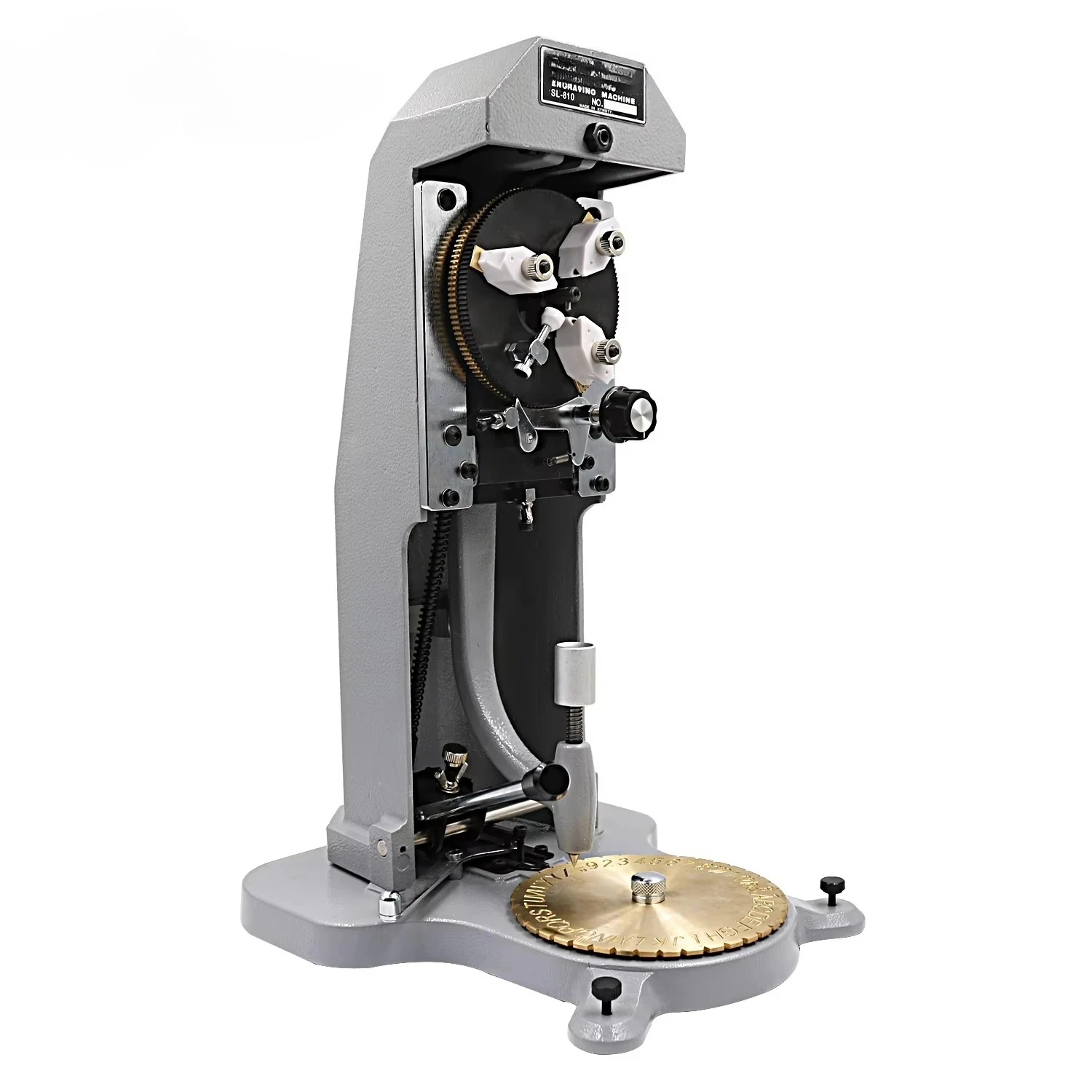 Jewelry Making Equipment Ring Engraver for Rings Standard Letter Block Stamper Double Sided Dial Inside Ring Engraving Machine