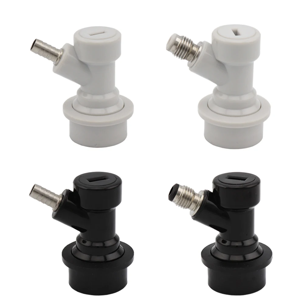 Beer Keg Connector Dispenser Ball Lock Disconnect Liquid / Gas Connectors 1/4'' For Ball Lock Keg Homebrew Tools