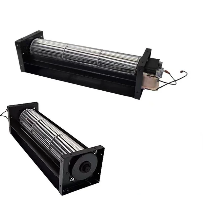 220V Brushless Blower Motor, 40 Crossflow Fan Blade, Drum Air Curtain Unit, Adjustable Speed Roller Fan for Heat Dissipation