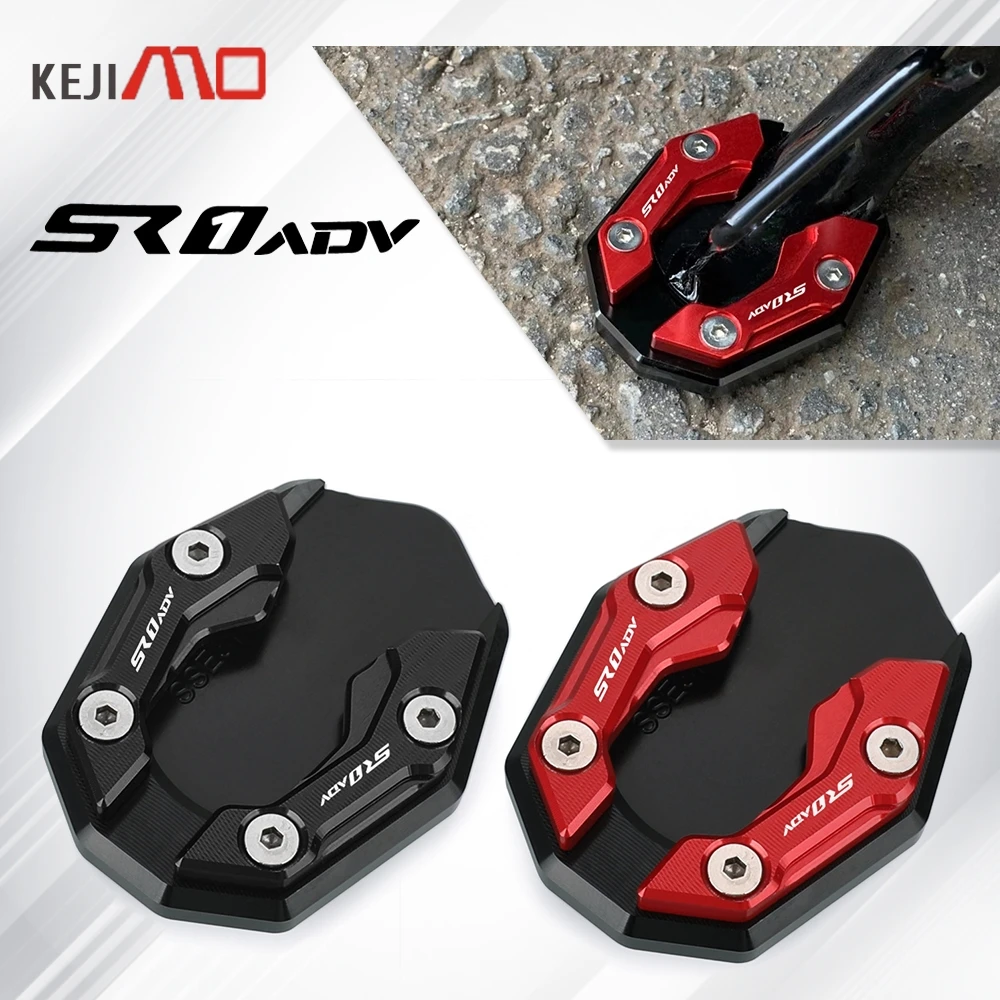 

For VOGE SR1ADV125 SR1 ADV 125 2023 2024 2025 2026 SR150S SR 150S Motorcycle Kickstand Side Stand Enlarger Extension Plate Pads