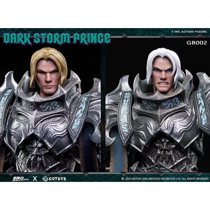 

Original GDTOYS X BROTOYS GB002 1/12 Scale Soldier Dark Storm Prince Anduin Blackened Edition Full Set 7in In Stock Anime Toys