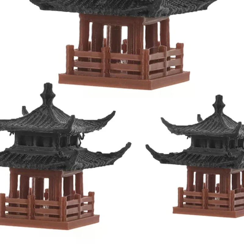 Decorations Mini PaGoda Statue Fairy Garden Decor Ancient BuiLdinG ModeL Japanese PaviLion Zen Garden Aquarium Bonsai Decor
