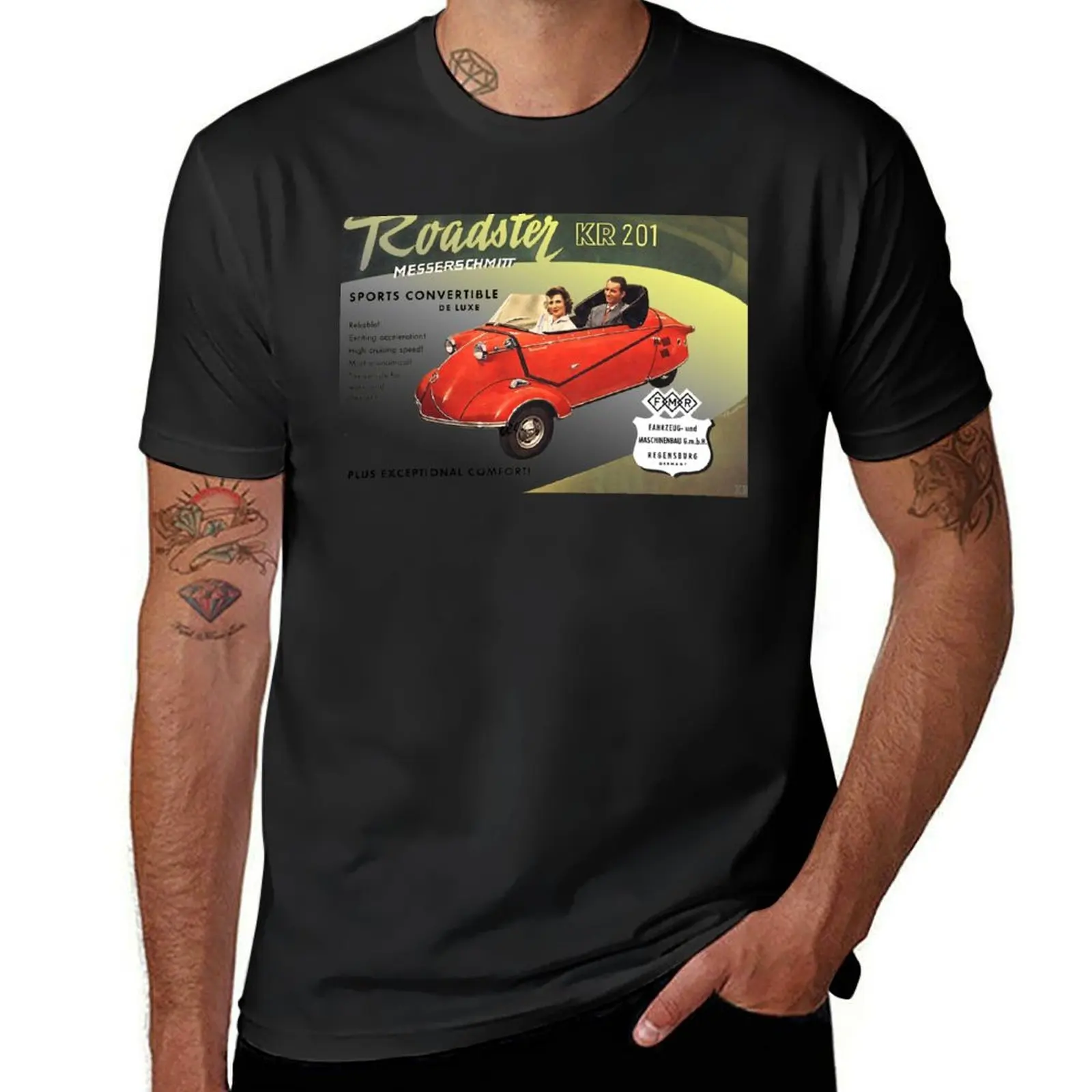 MESSERSCHMIT ROADSTER T-Shirt anime tees plus size tops t shirt for men