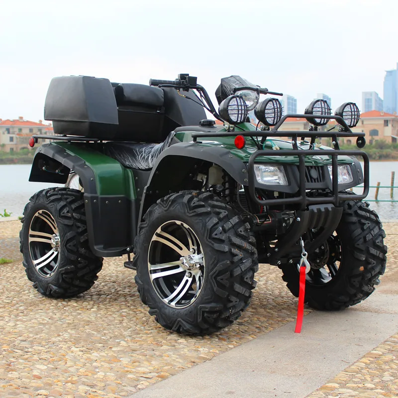 Large Quad Bike ATV Motorcycle Adult 250cc Manual 4-Stroke 2WD Shaft Drive