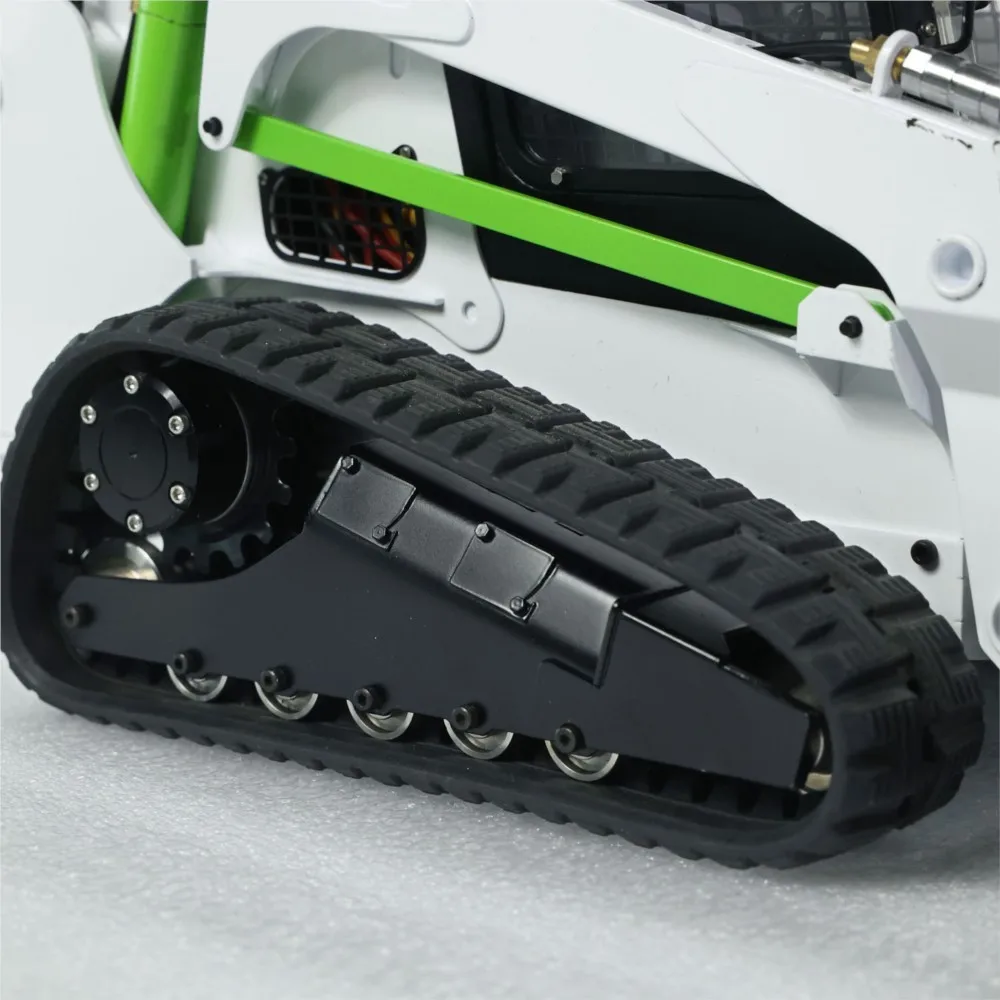 1/14 SM770 RC cargador de deslizamiento hidráulico Control remoto camiones terminados pintados coches sistema de sonido ligero modelo de juguetes RC