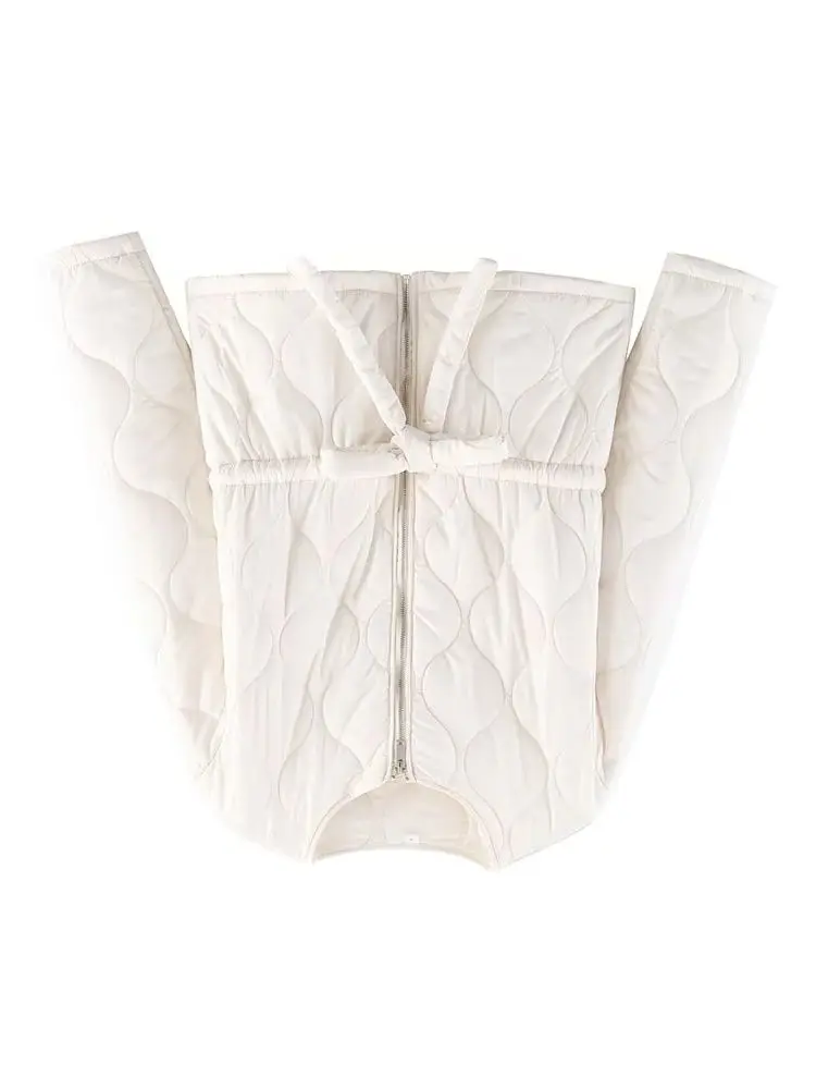 

HH Женская зимняя молния с круглым вырезом и поясом, хлопковая короткая куртка с длинными рукавами, женская куртка для отдыха, сохраняющая тепло, свободное пальто в уличном стиле