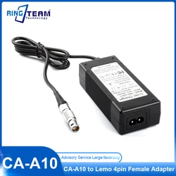 CA-A10 전원 AC 어댑터 CA A10 - Canon C300 C 300 카메라용 Lemo 4핀 암 스트레이트 헤드