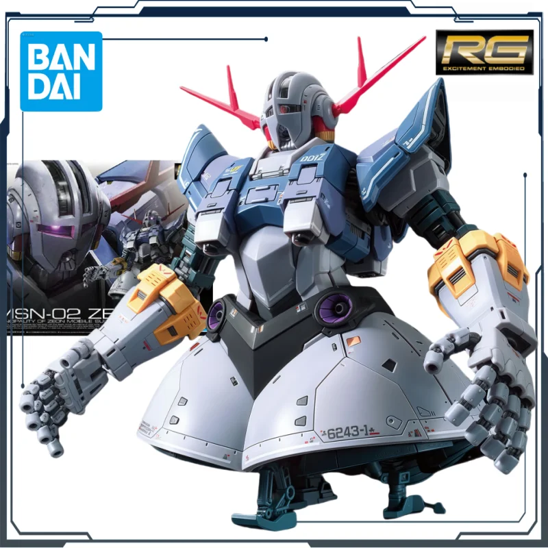 

Bandai Original RG Regular Edition 34 MSN-O2 ZEONG 1/144 Anime Figures Assembly Model Toys Gift for Boys Collectible Ornaments