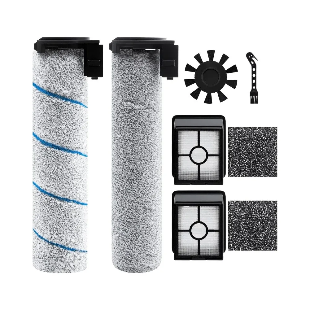 Side Brush Rollers Brush Filters Cleaning Brush Set For Rowent For-X-Clean 2/for-X-Clean 4/GZ503/GF503 Cordless Vacuum Cleaners
