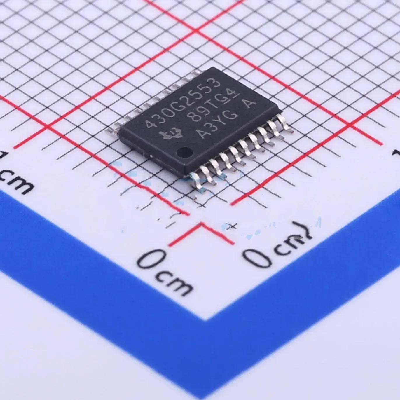 (5pcs) MSP430G2553IPW20R (Marking 430G2553) TSSOP-20 16-bit Microcontroller (MCU)