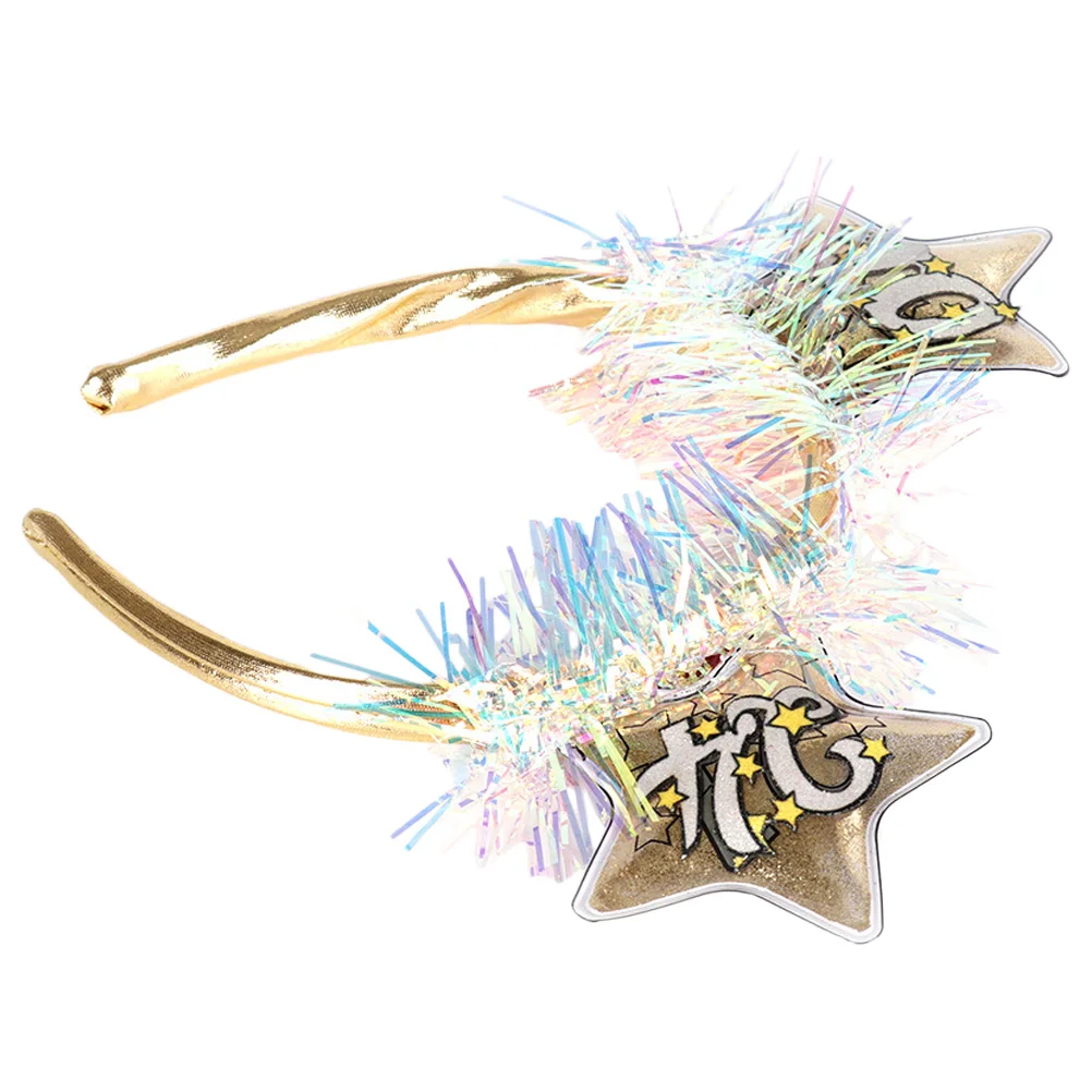 

Five-pointed Star Headdress New Years Eve Party Headbands Supplies Year’s Favors Makeup Costume Props Cute Happy
