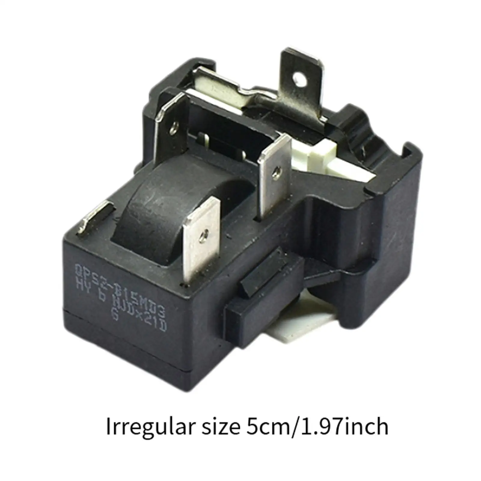 PTC Starter Relay Compressor PTC Starter for Refrigerator Qps2-b15MG1 MD3 3Pin Increase Starting Multipurpose Overheat Protector