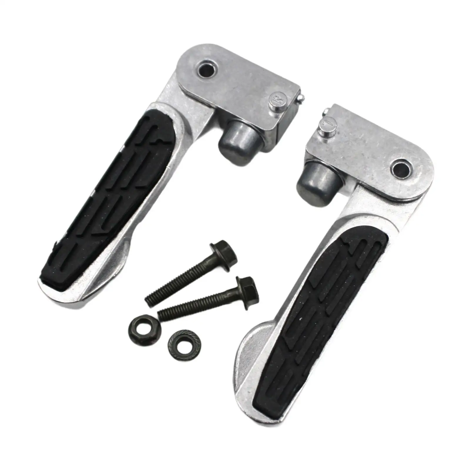 1 Pair Motorcycle Foot Pegs Anti Slip Replacement Rest Pedal for Zoomer