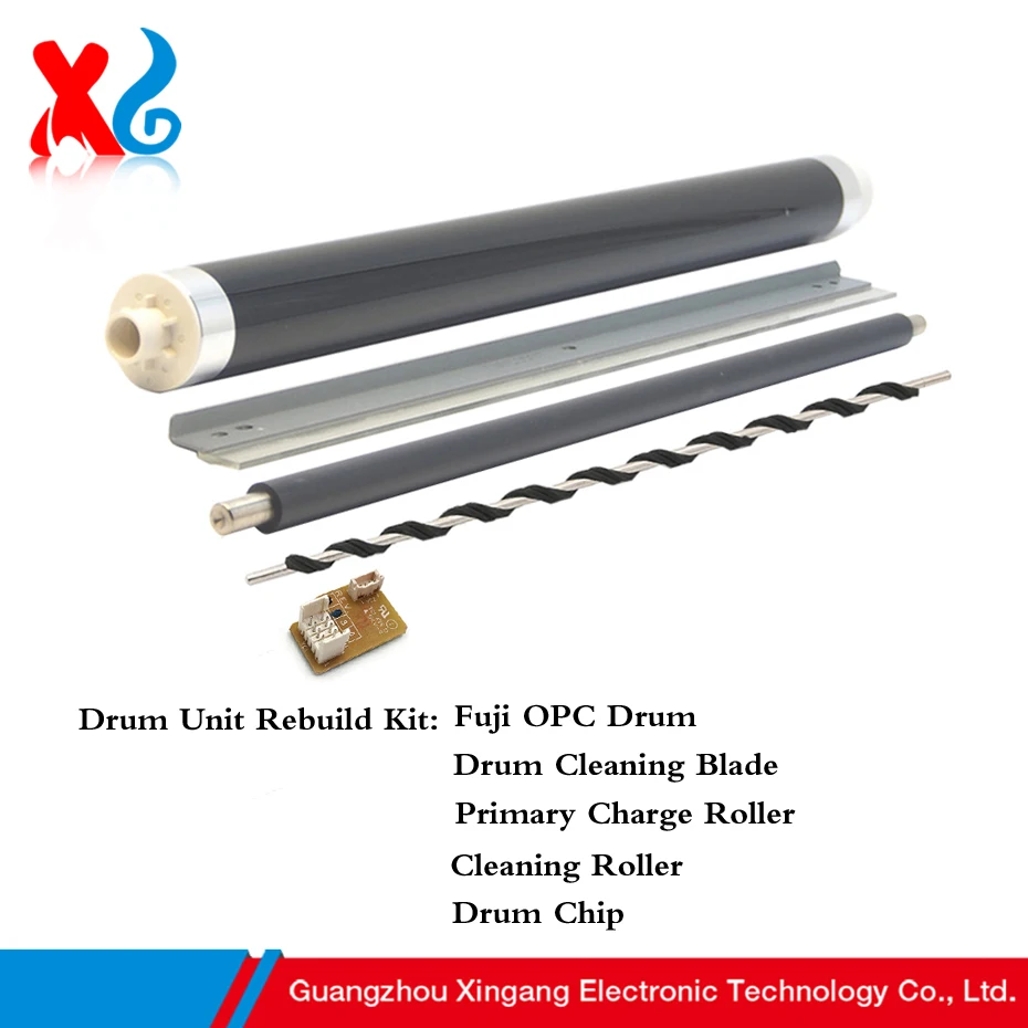 DK-8350 Drum Unit Rebuild Kit for Kyocera TASKalfa 2552ci 3252ci 2553ci 3253ci OPC Drum Chip Cleaning Blade PCR Cleaning Roller