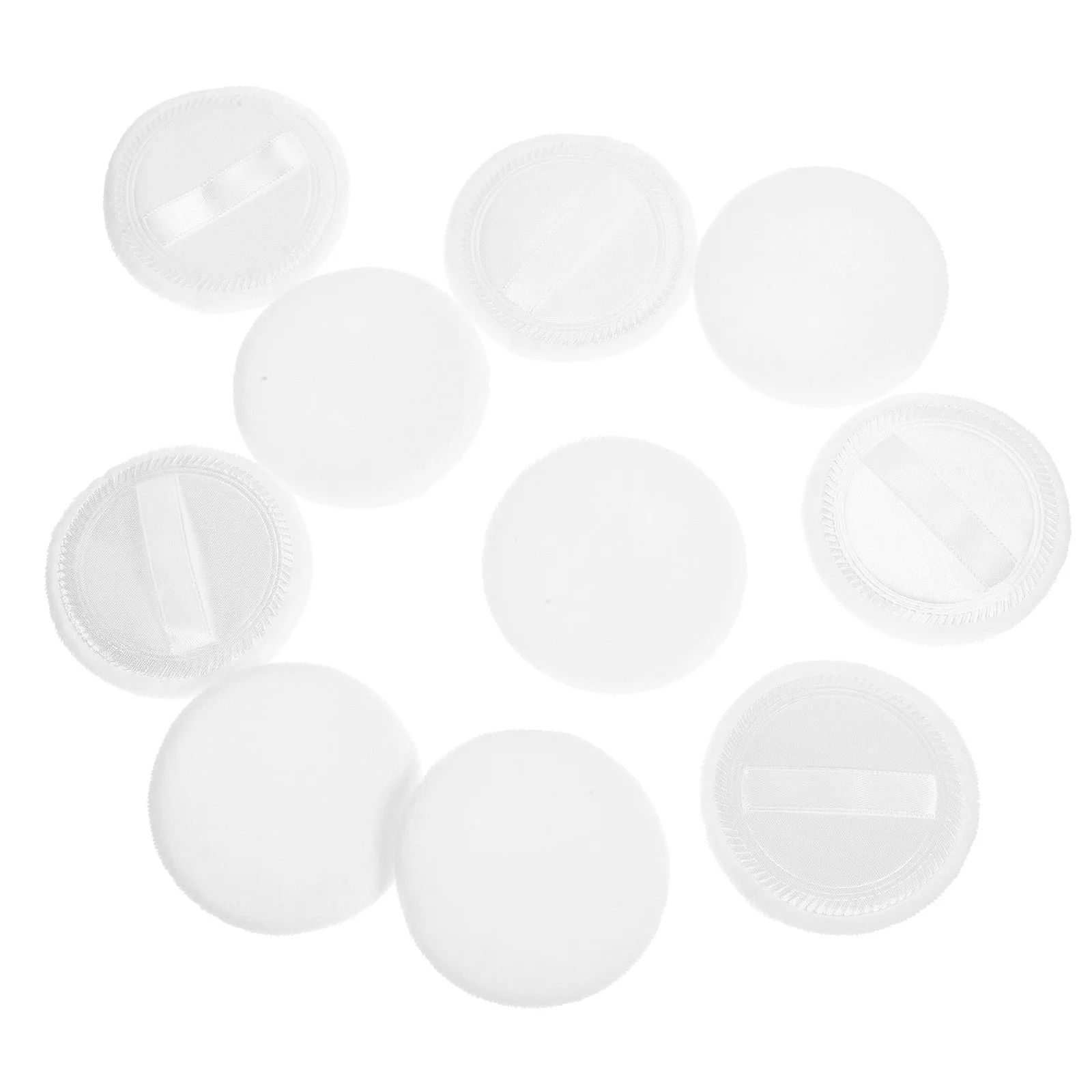 

10Pcs Cotton Dry Powder Soft Comfortable Makeup for Face Loose Foundation Powder Applicator Face Puff