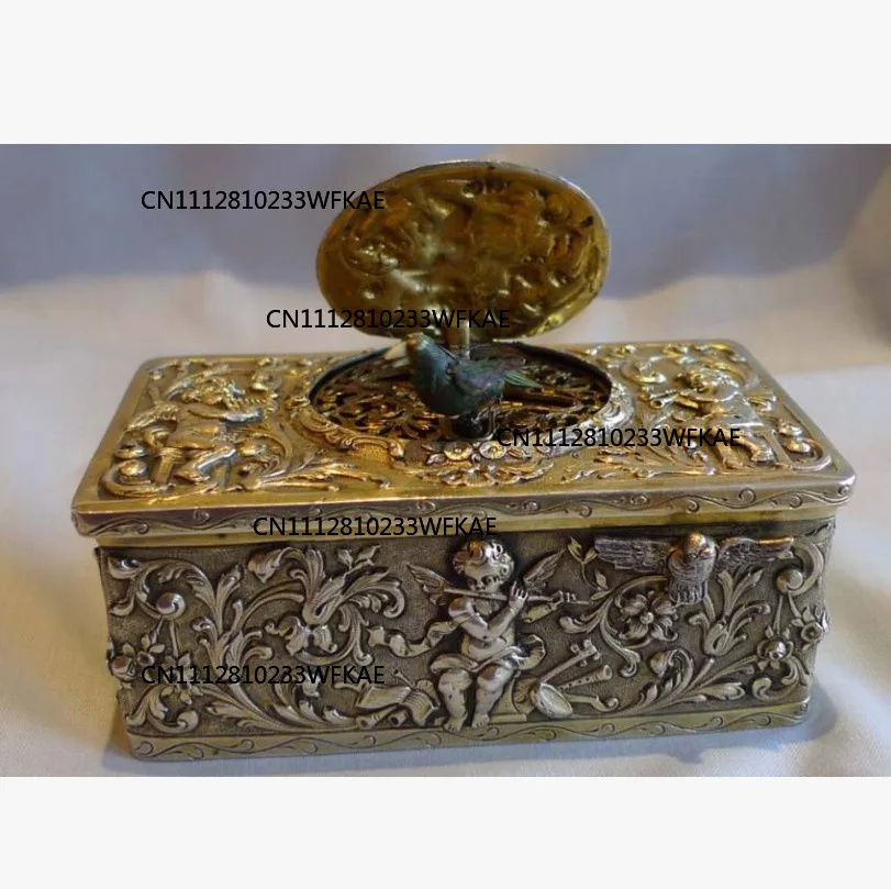 2PCS with an automatic pop-up bird-shaped gift alloy box