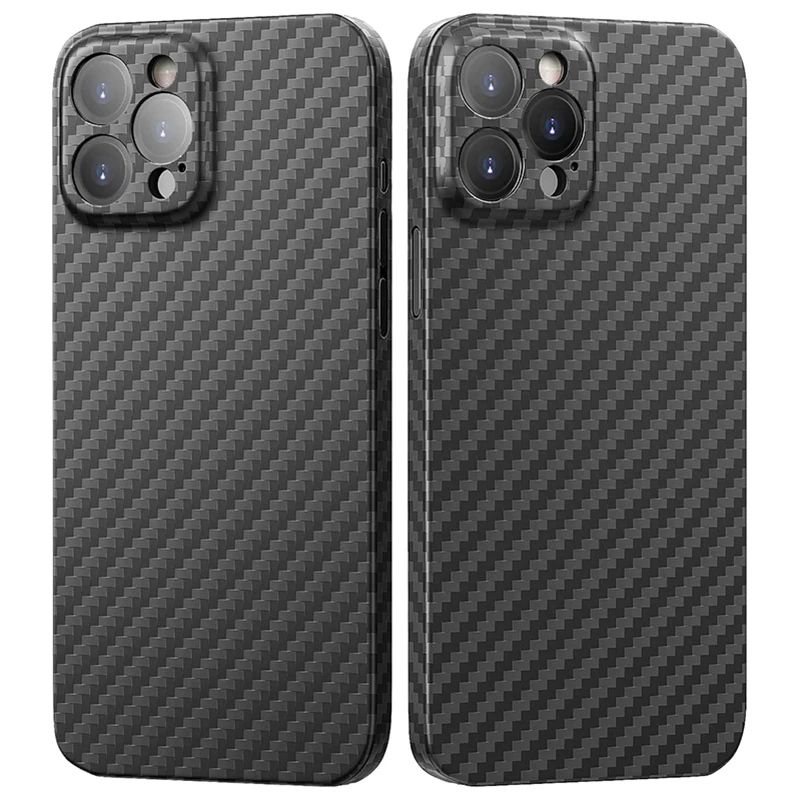 Carbon Pattern Matte Case For iPhone 15 14 13 12 Mini 11 Pro Xs Max X Xr Max 7 8 Plus SE 2020 2022 0.3mm PP Frosted Fundas Coque