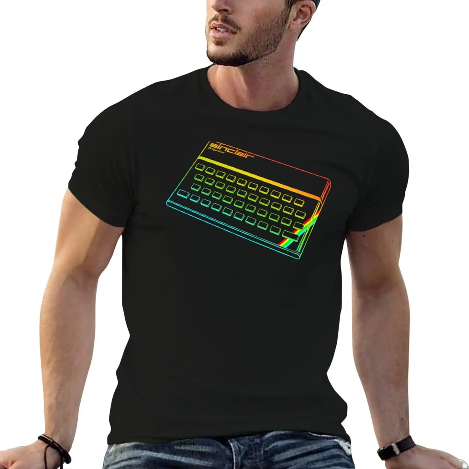 

ZX Spectrum T-Shirt custom shirt graphic t shirts plain man clothes plain black t shirts men