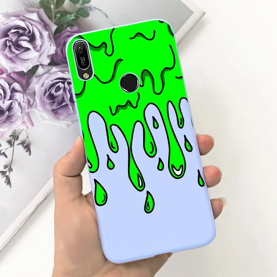 For Huawei Y6 2019 Case Y6 Prime 2019 Cover MRD-LX1 MRD-LX3 Cute Astronaut Soft Silicone Phone Case For Huawei Y6s JAT-L41 Funda