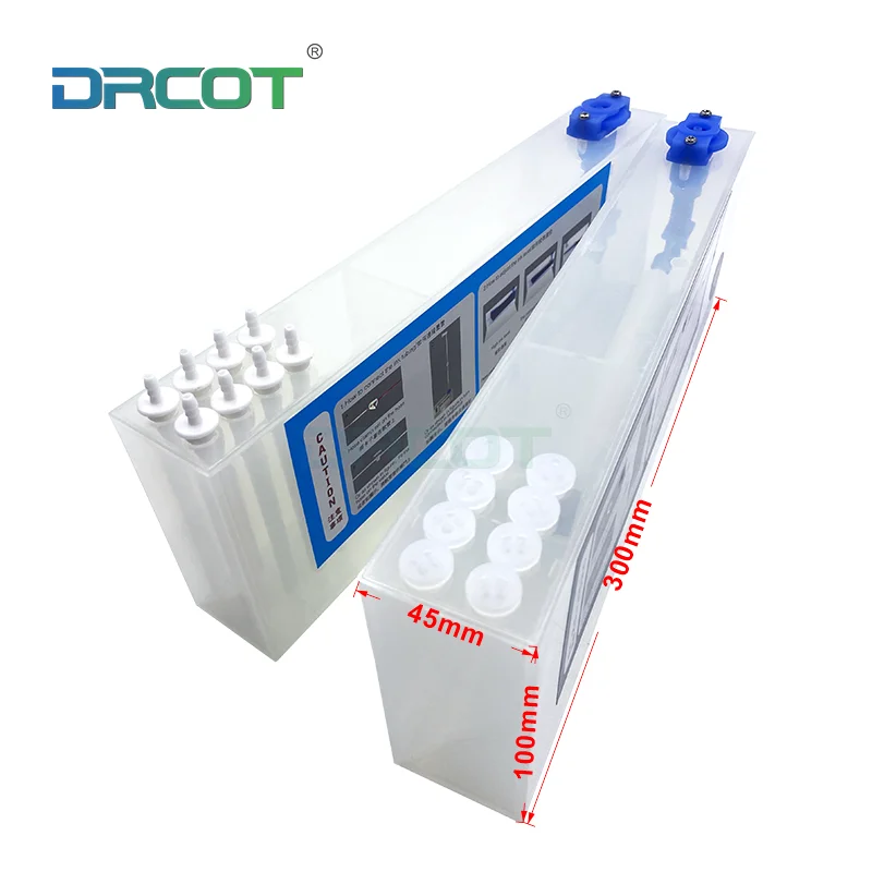 4 PCs Refill Ink Cartridge for Roland Mimaki Mutoh Printer bulk ink supply system 350ml ink tank for Eco Solvent Pinter Sub tank